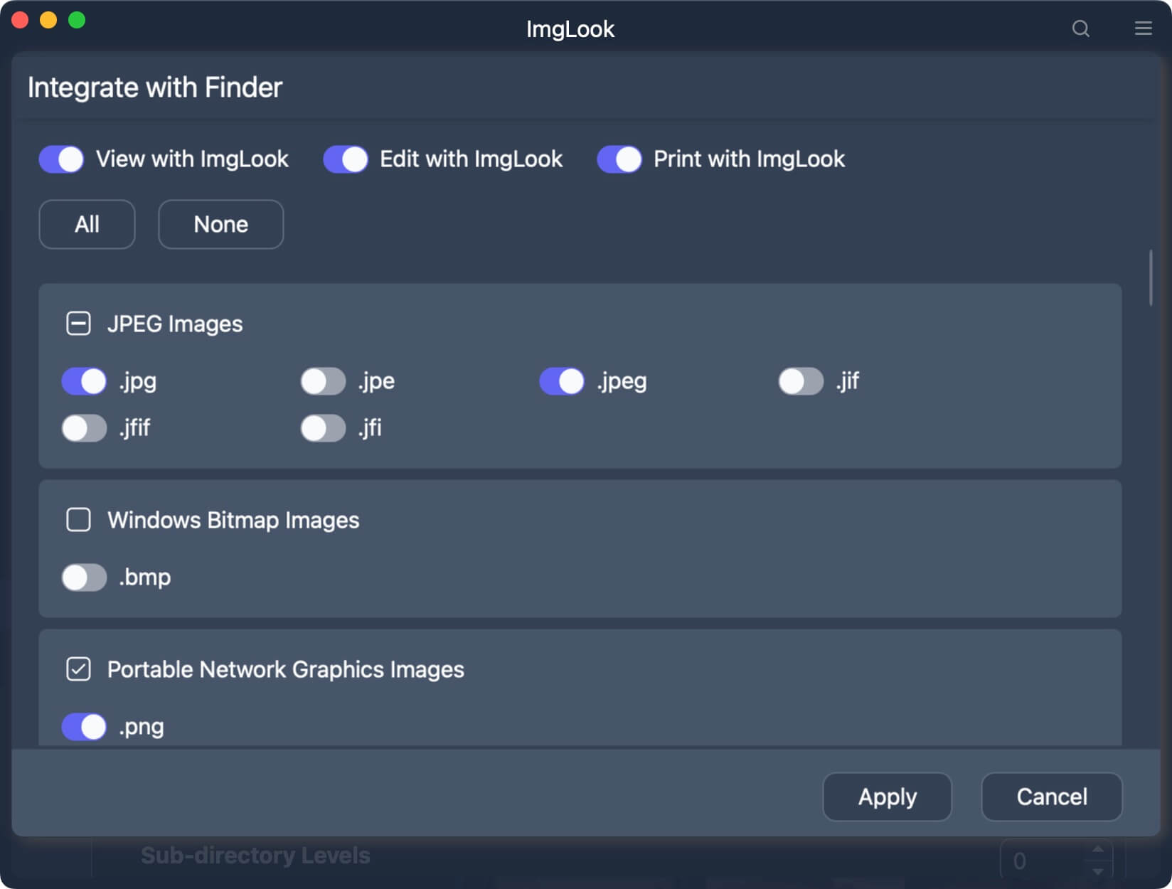 ImgLook Finder 集成